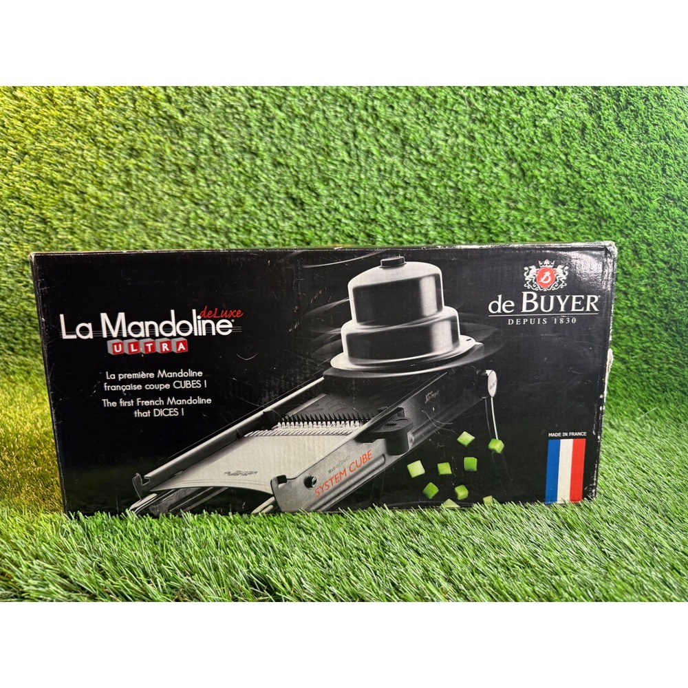 de Buyer La Mandoline Ultra Deluxe System Cube Professional Slicer Made France